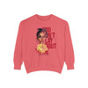 God Don’t Play About Me Premium Fleece Sweatshirt – Caramel