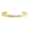 I Am Chosen, Not Forsaken Luxury Cuff Bracelet | Gold, Silver, Rose Gold