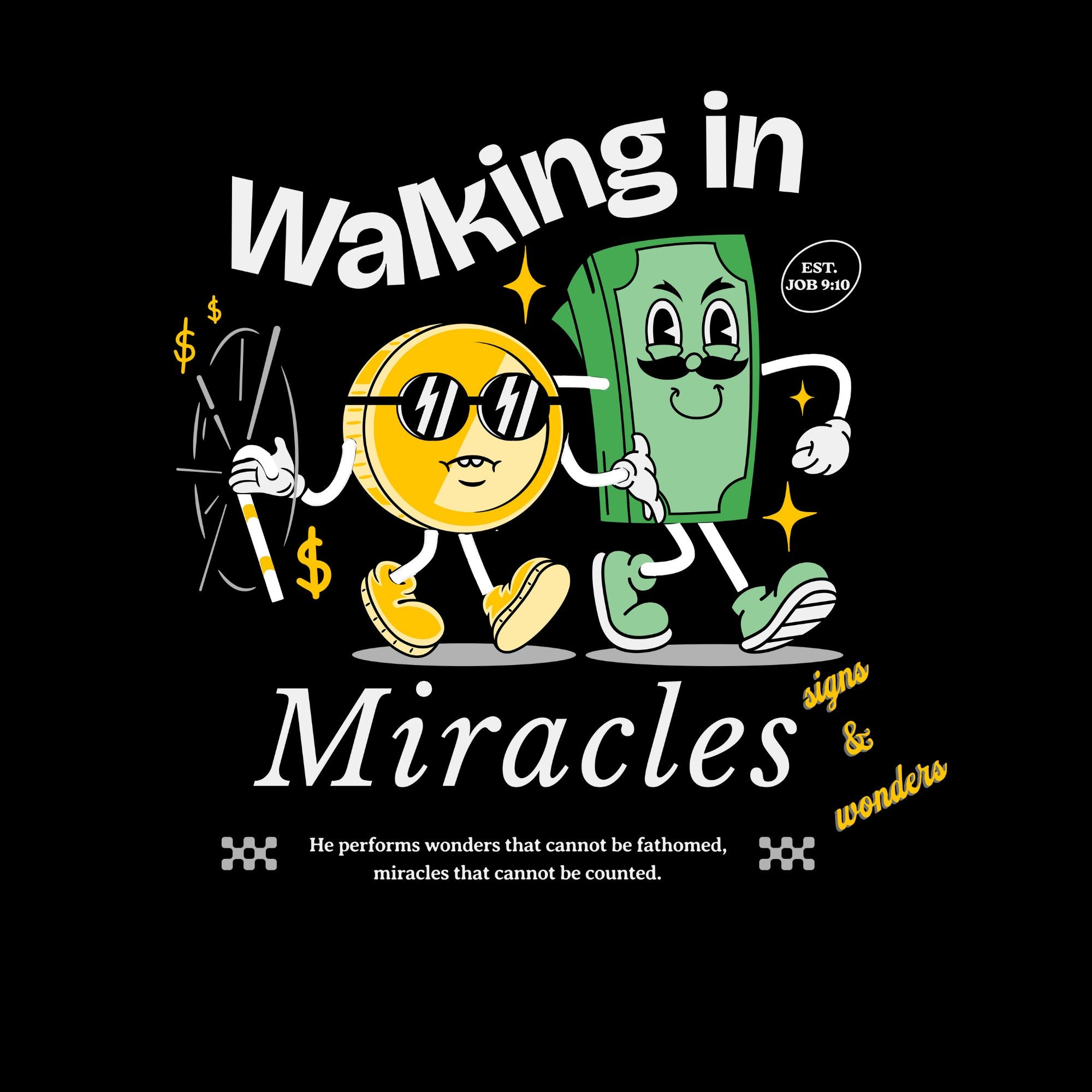 Walking in Miracles Youth Long Sleeve Tee