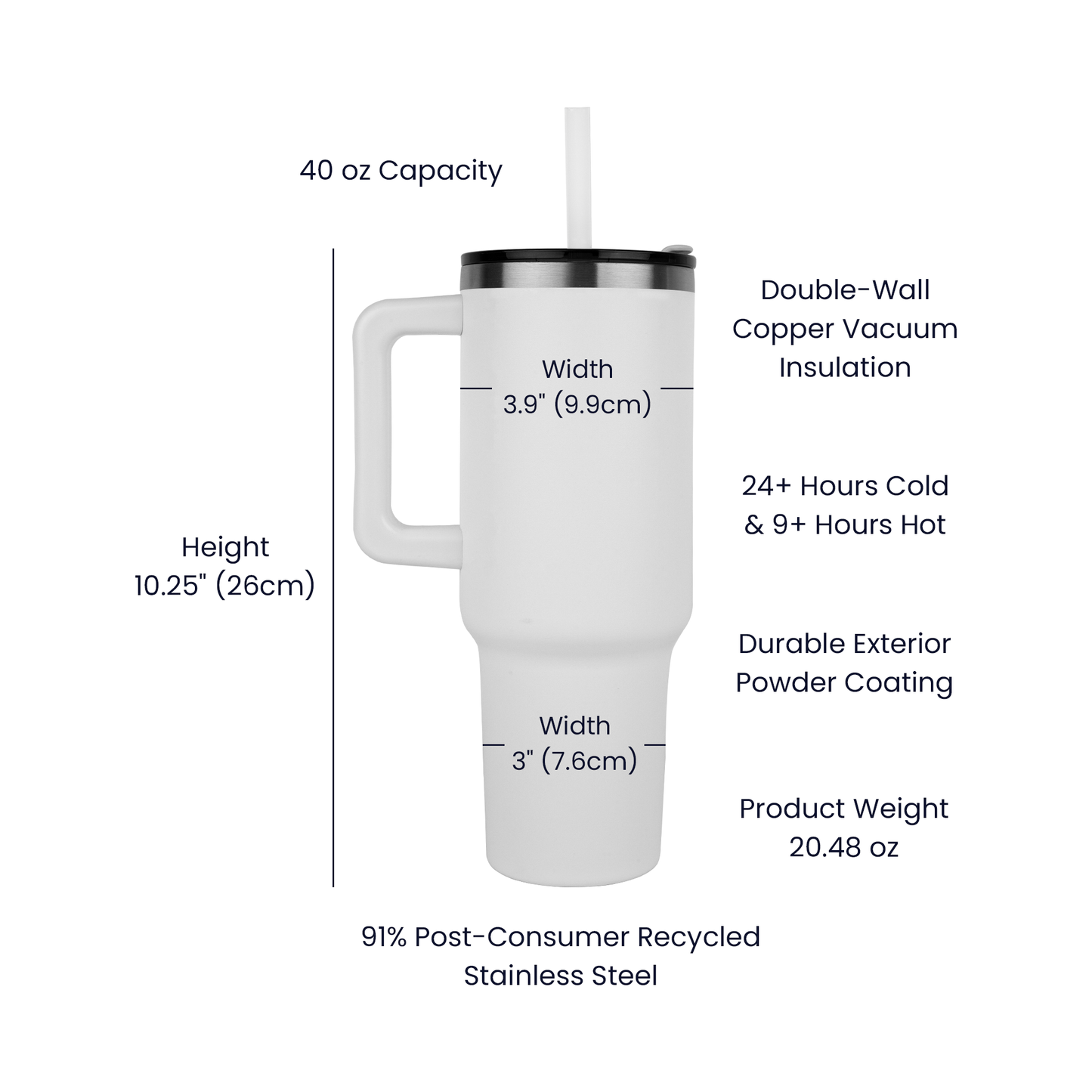 Kingdom Babe 40oz Tumbler - Inspired by Philippians 3:20