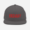 Yadah Embroidered Snapback Baseball Hat - Red and Blue