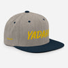 Yadah Embroidered Snapback Baseball Hat - Gold