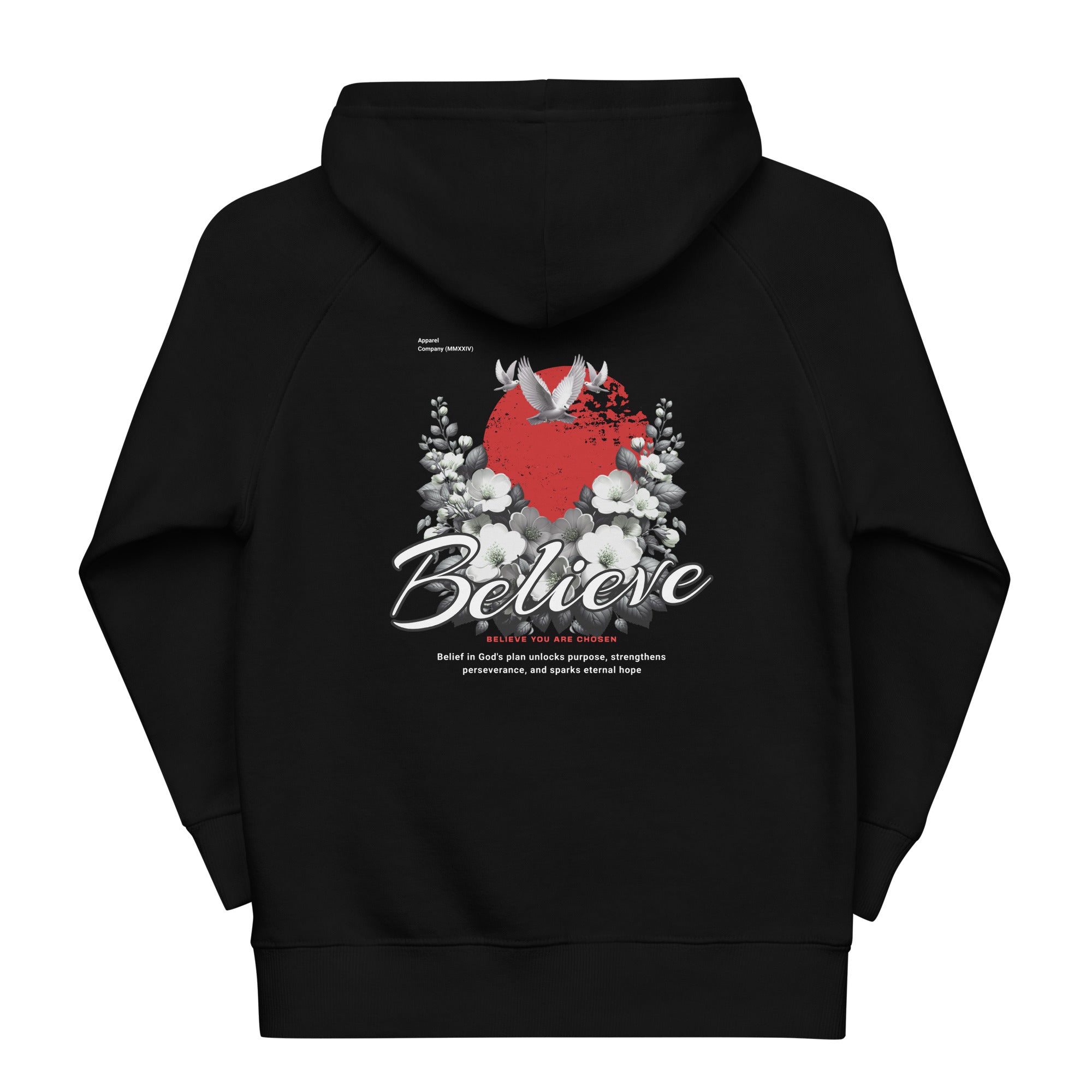 Believe You Are Chosen Kids Organic Hoodie