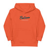 Believe You Are Chosen Kids Organic Hoodie