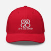 Romans 828 3D Puff Trucker Hat