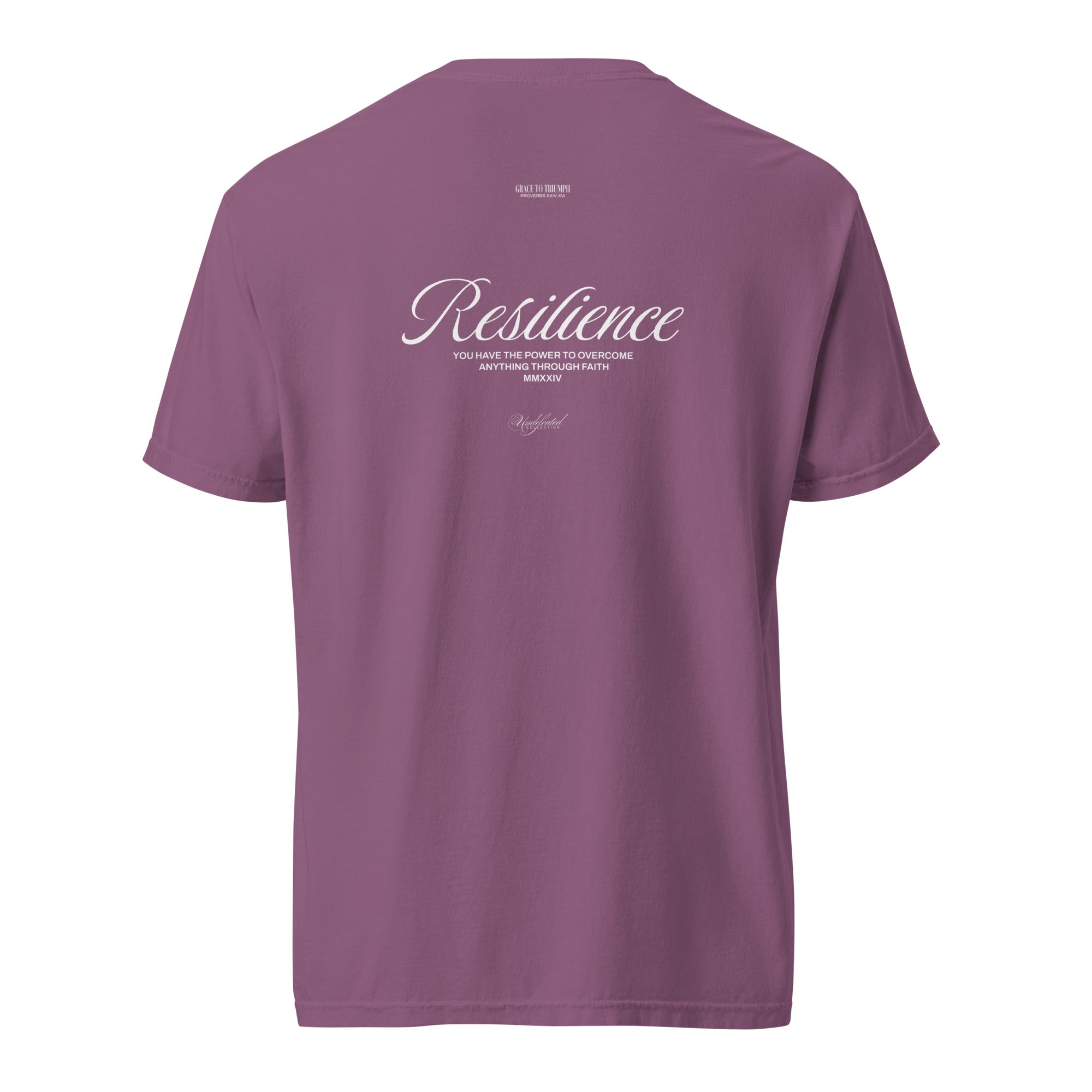 Resilience - Undefeated Tee - Inspired by Proverbs 24:16, Faith & Strength