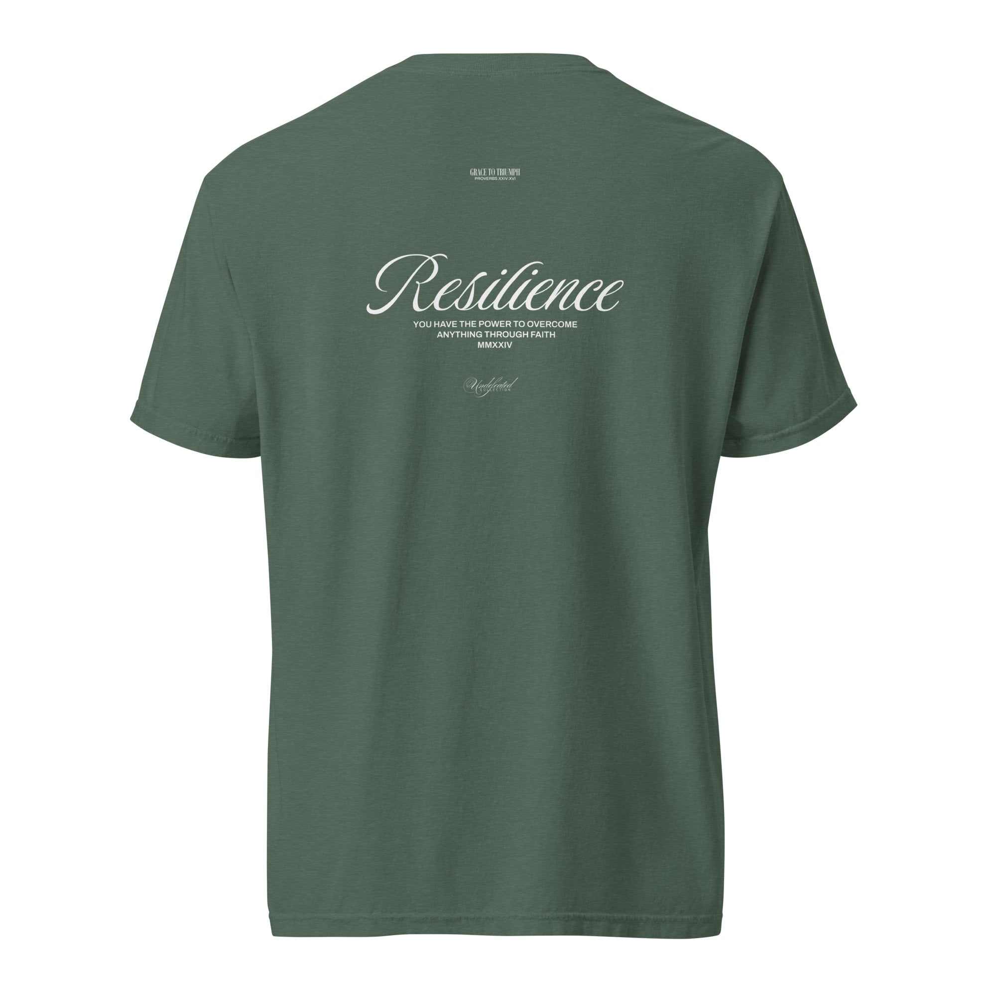 Resilience - Undefeated Tee - Inspired by Proverbs 24:16, Faith & Strength