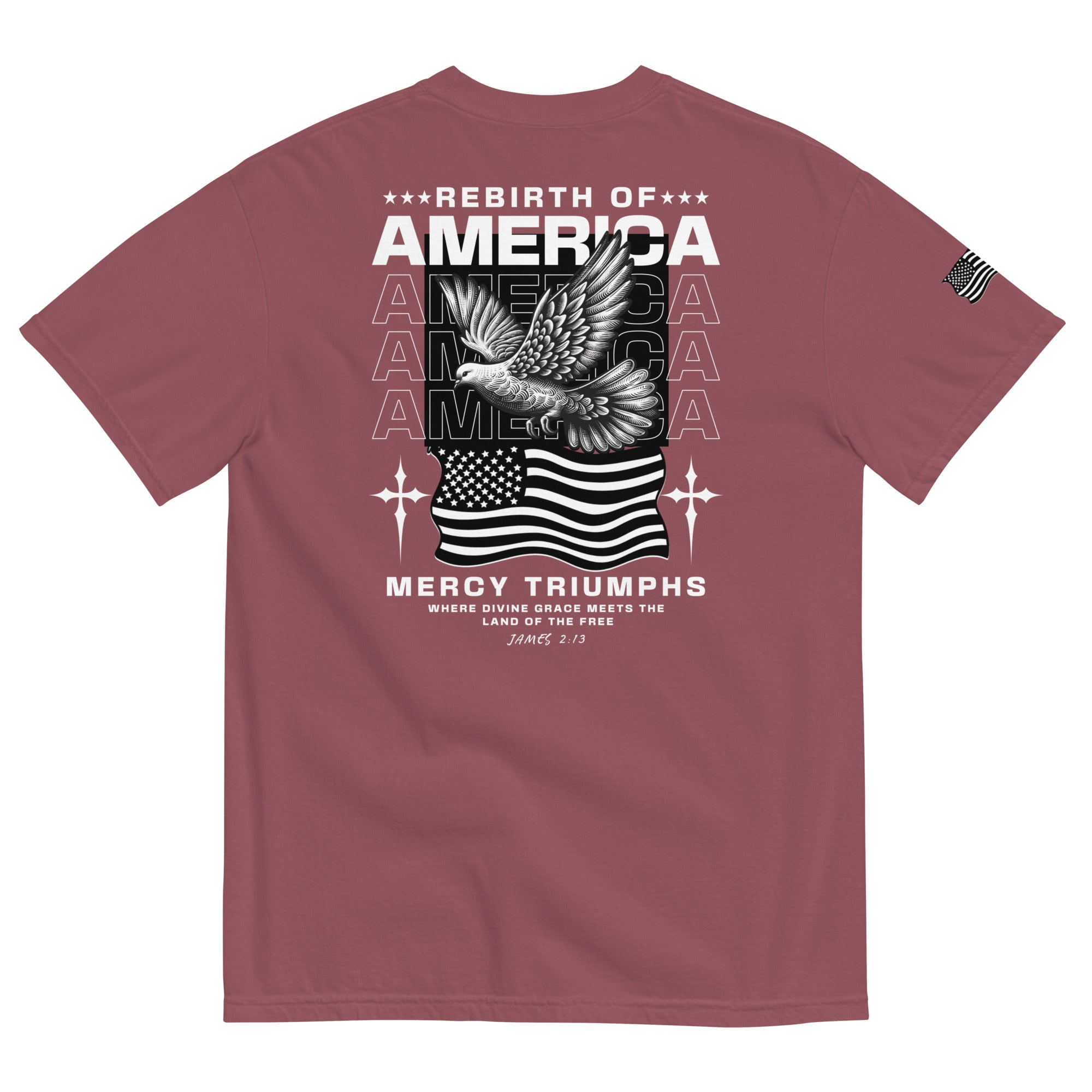 America's Rebirth Garment-dyed Heavyweight T-shirt