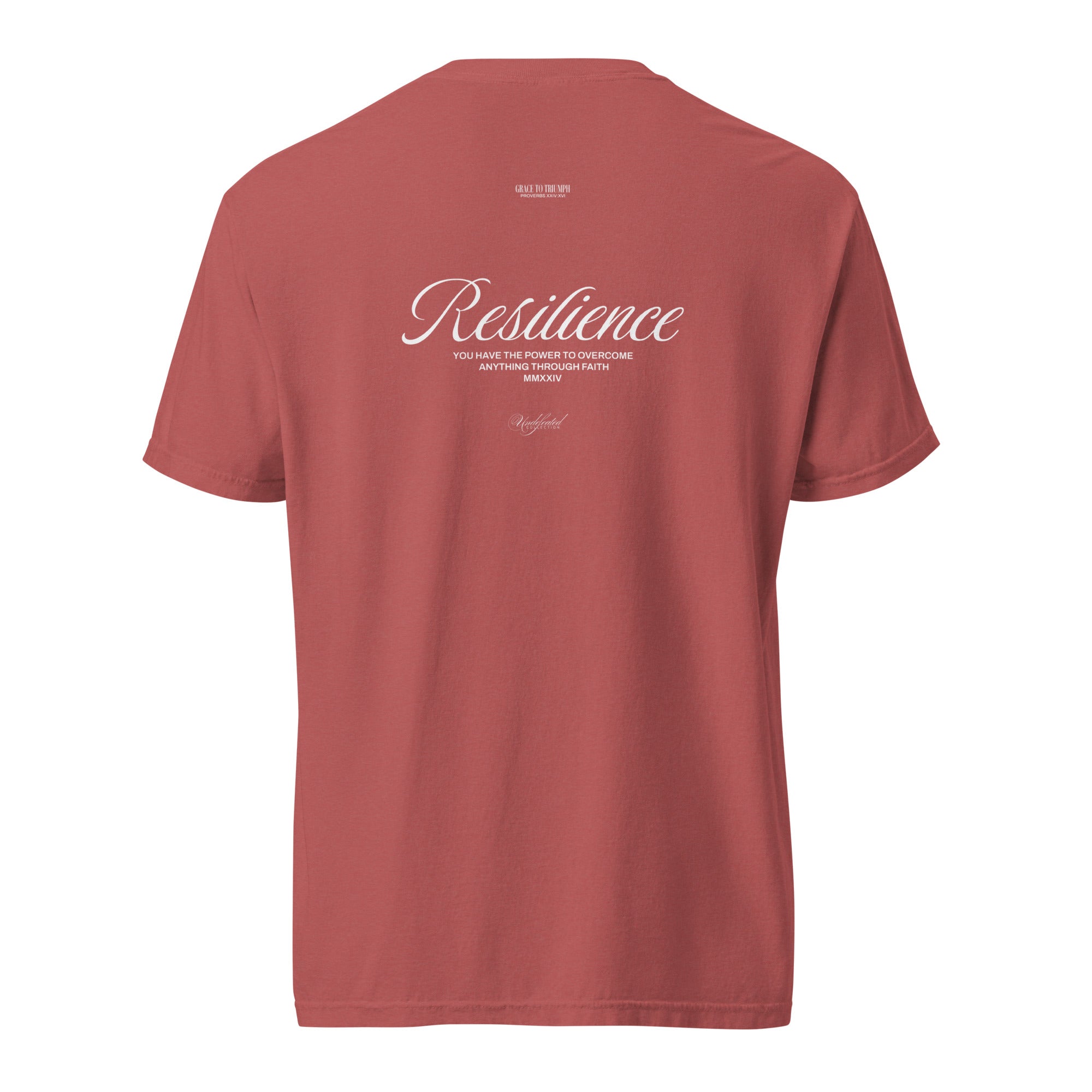 Resilience - Undefeated Tee - Inspired by Proverbs 24:16, Faith & Strength