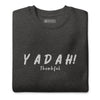 Yadah White Embroidered Crew Neck Sweatshirt