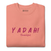 Yadah Gold and Pink Embroidered Crew Neck Sweatshirt