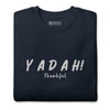 Yadah White Embroidered Crew Neck Sweatshirt