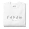 Yadah White Embroidered Crew Neck Sweatshirt