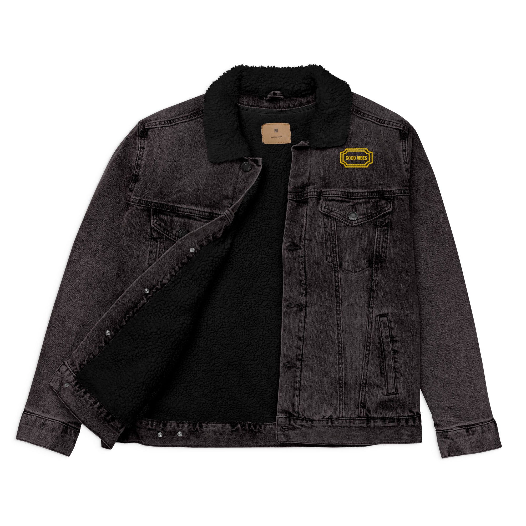 Joy Unspeakable Denim Sherpa Jacket