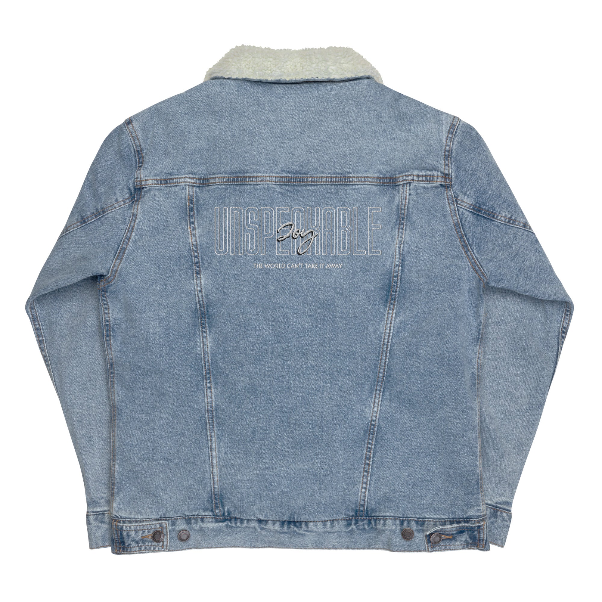 Joy Unspeakable Denim Sherpa Jacket