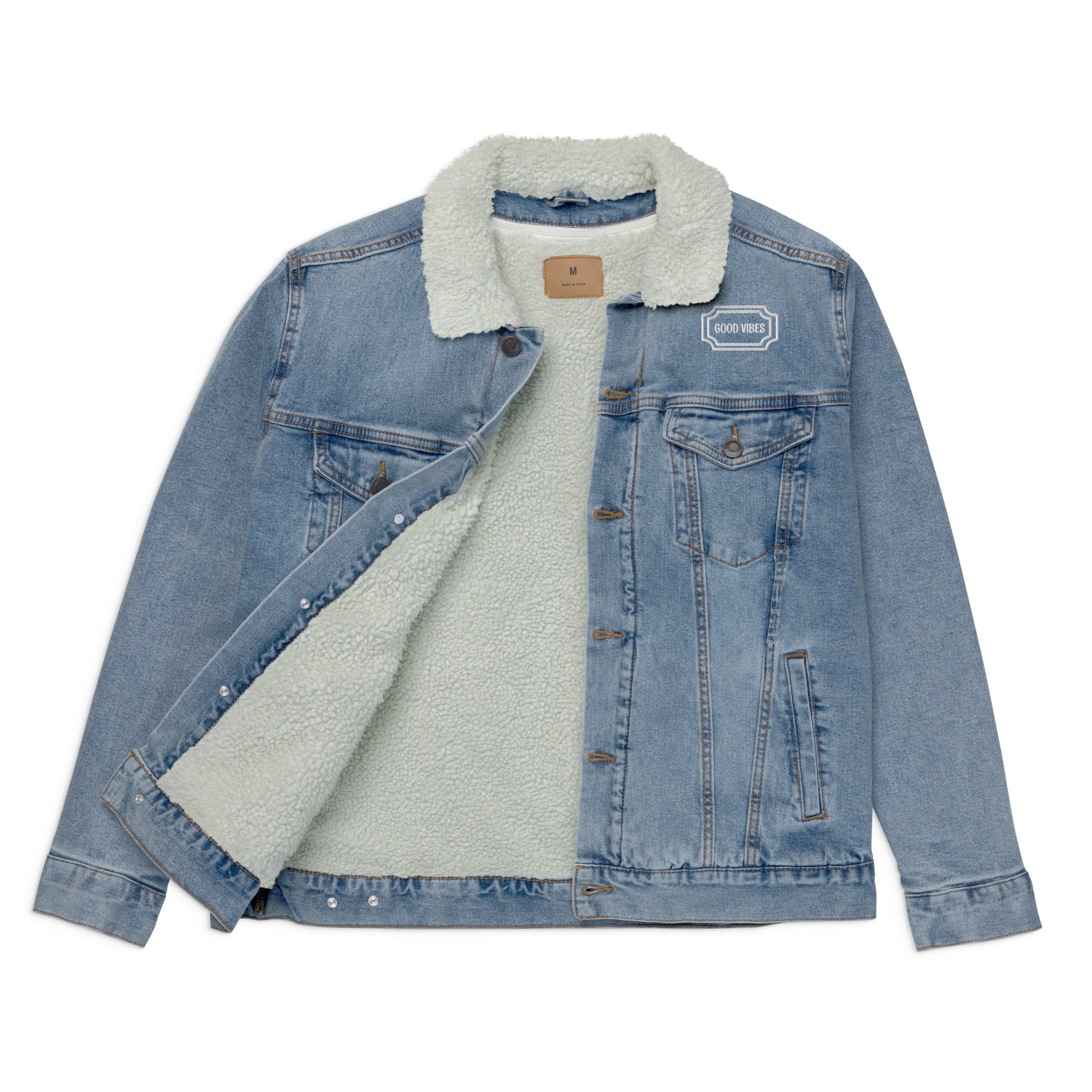 Joy Unspeakable Denim Sherpa Jacket