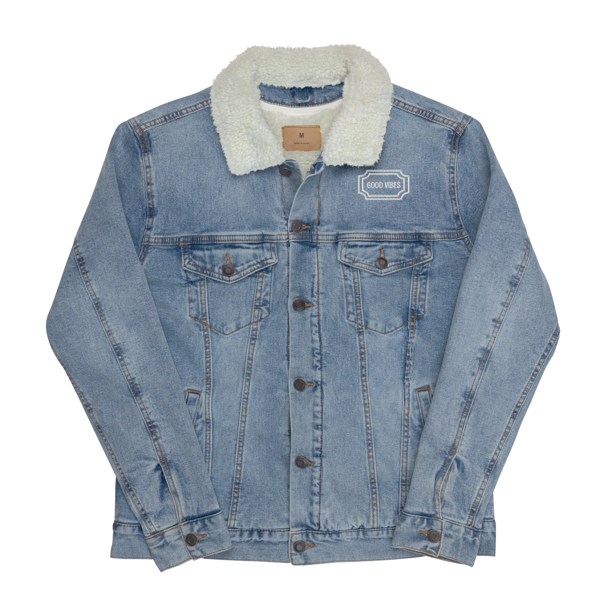 Joy Unspeakable Denim Sherpa Jacket