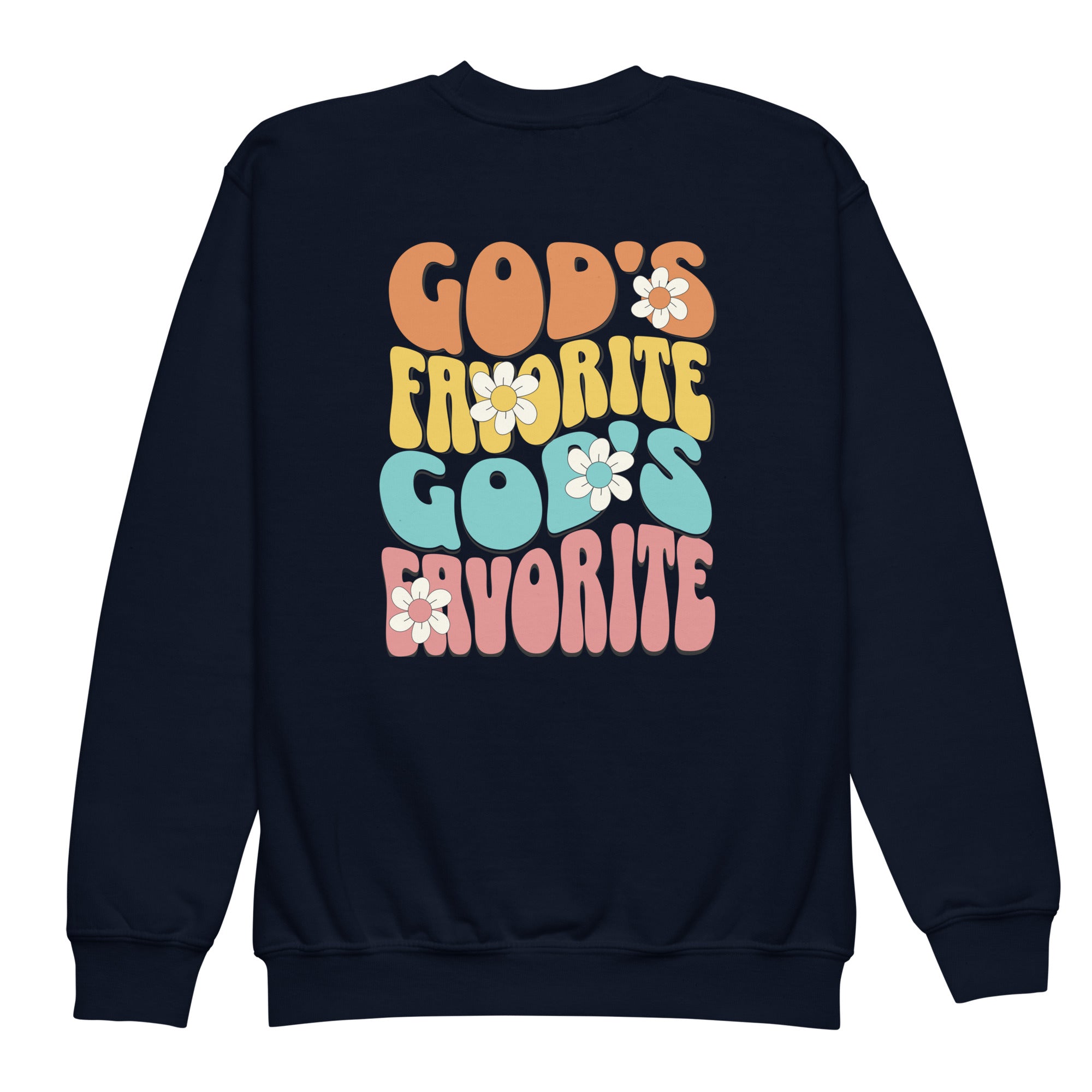 God's Favorite Cozy Retro Youth Sweatshirt