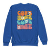 God's Favorite Cozy Retro Youth Sweatshirt