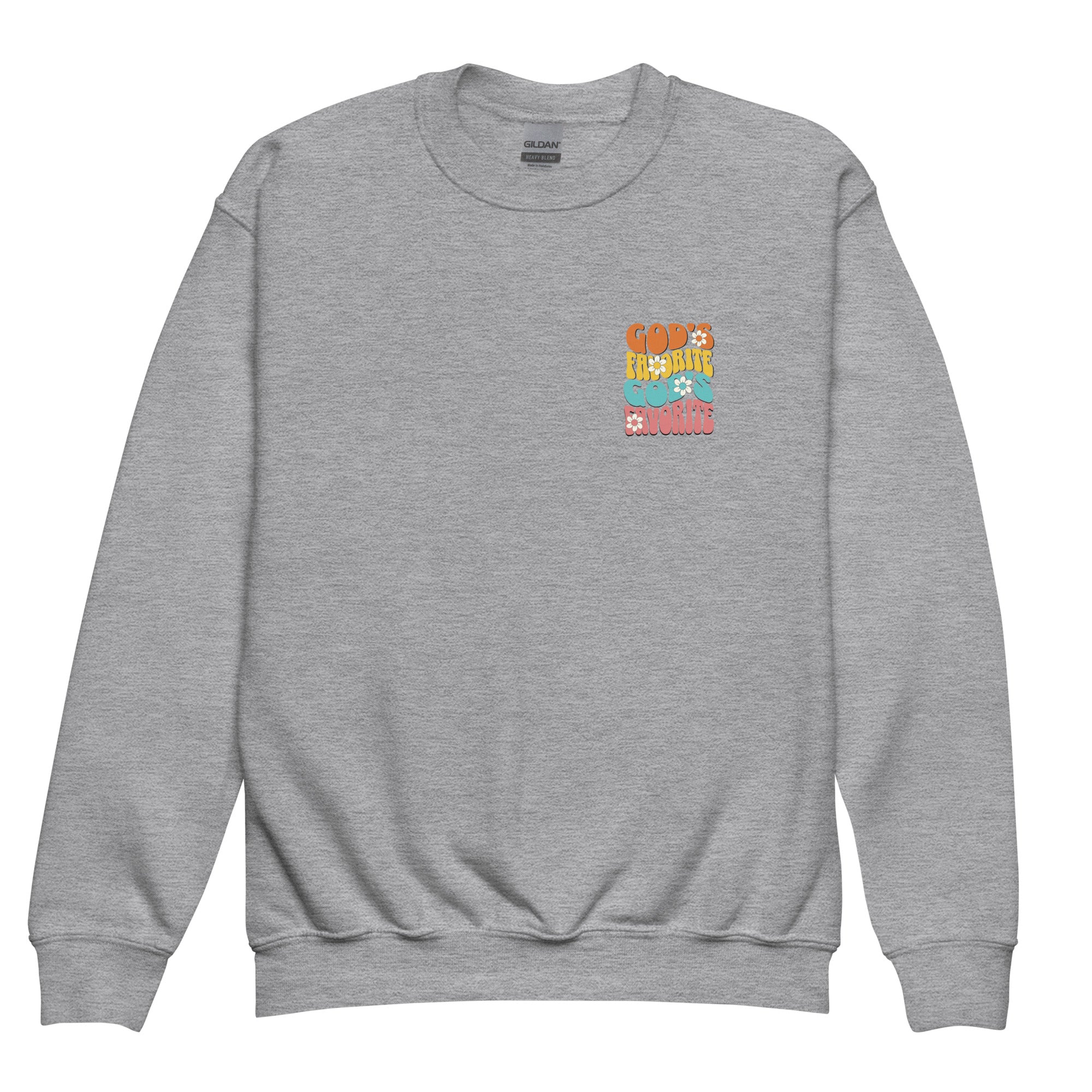 God's Favorite Cozy Retro Youth Sweatshirt