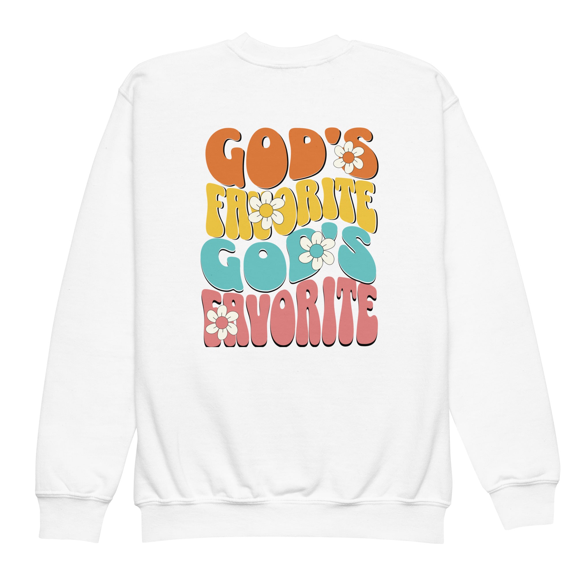 God's Favorite Cozy Retro Youth Sweatshirt