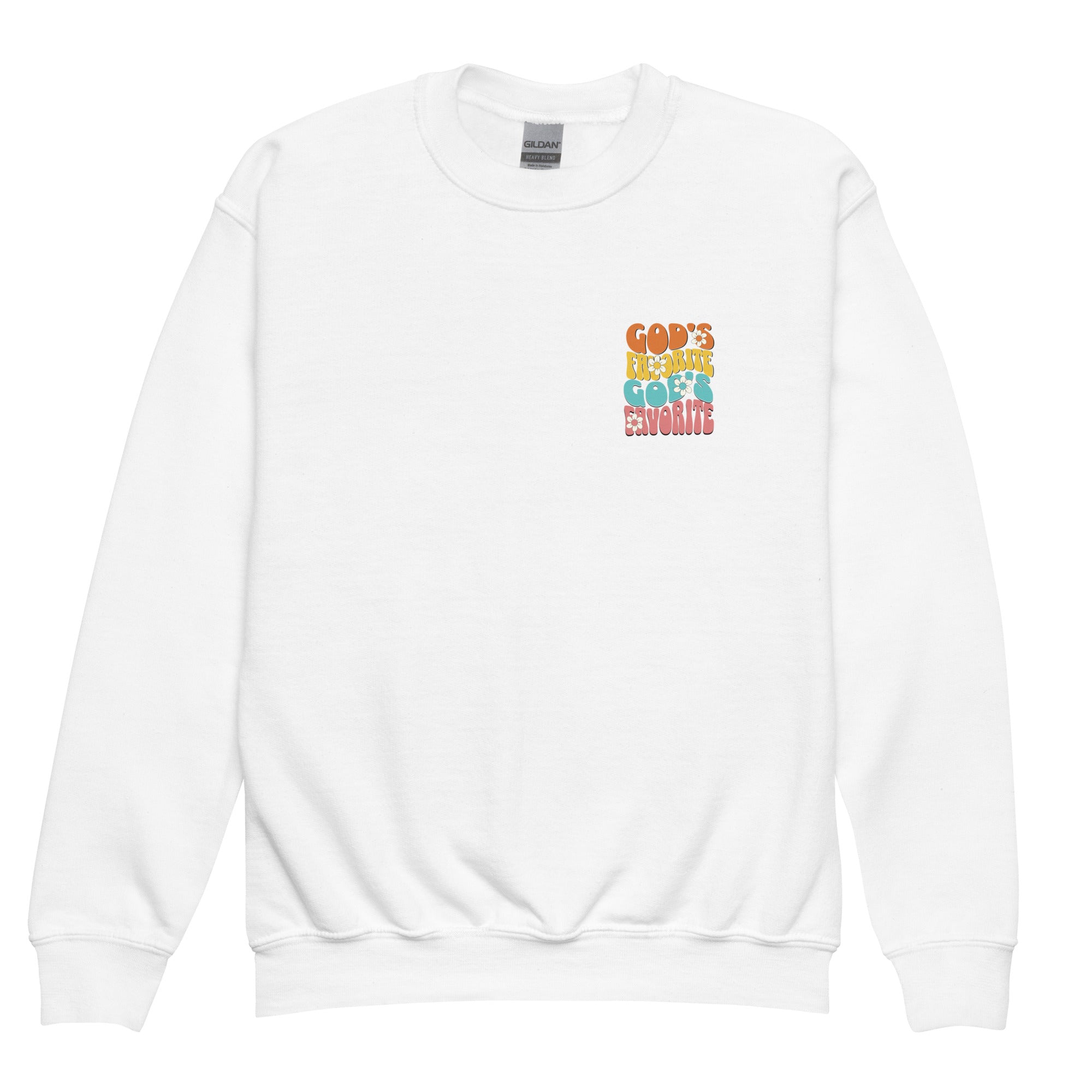 God's Favorite Cozy Retro Youth Sweatshirt